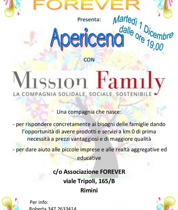 Mission Family incontra l'Associazione Forever